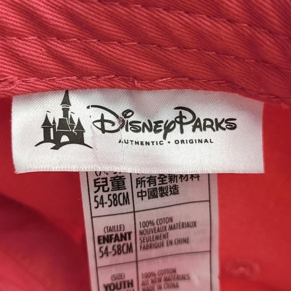 Disney Parks Authentic Pink Minnie  Mouse Baseball Cap Adjustable Youth Cotton - Picture 6 of 10